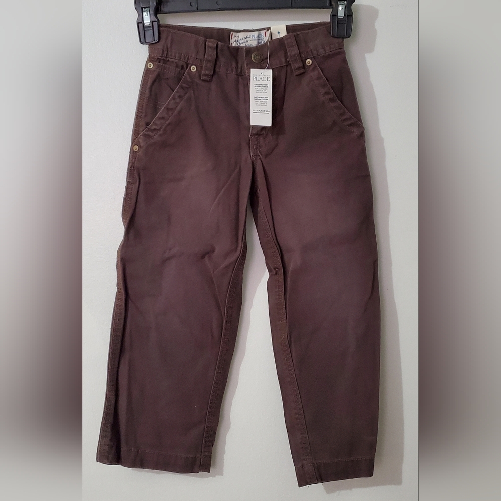 The Children's Place boys brown pants NWT